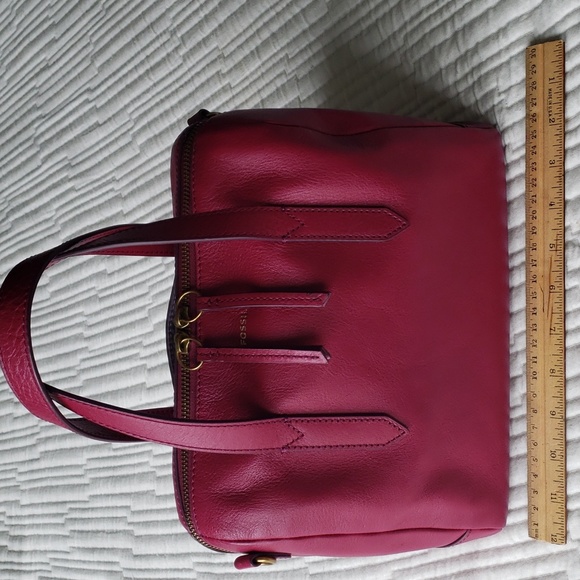 Fossil Sydney Satchel Raspberry - Picture 2 of 8